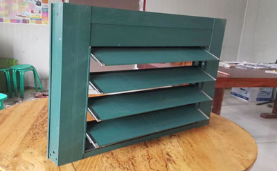 百葉窗通風標準 百葉窗通風標準